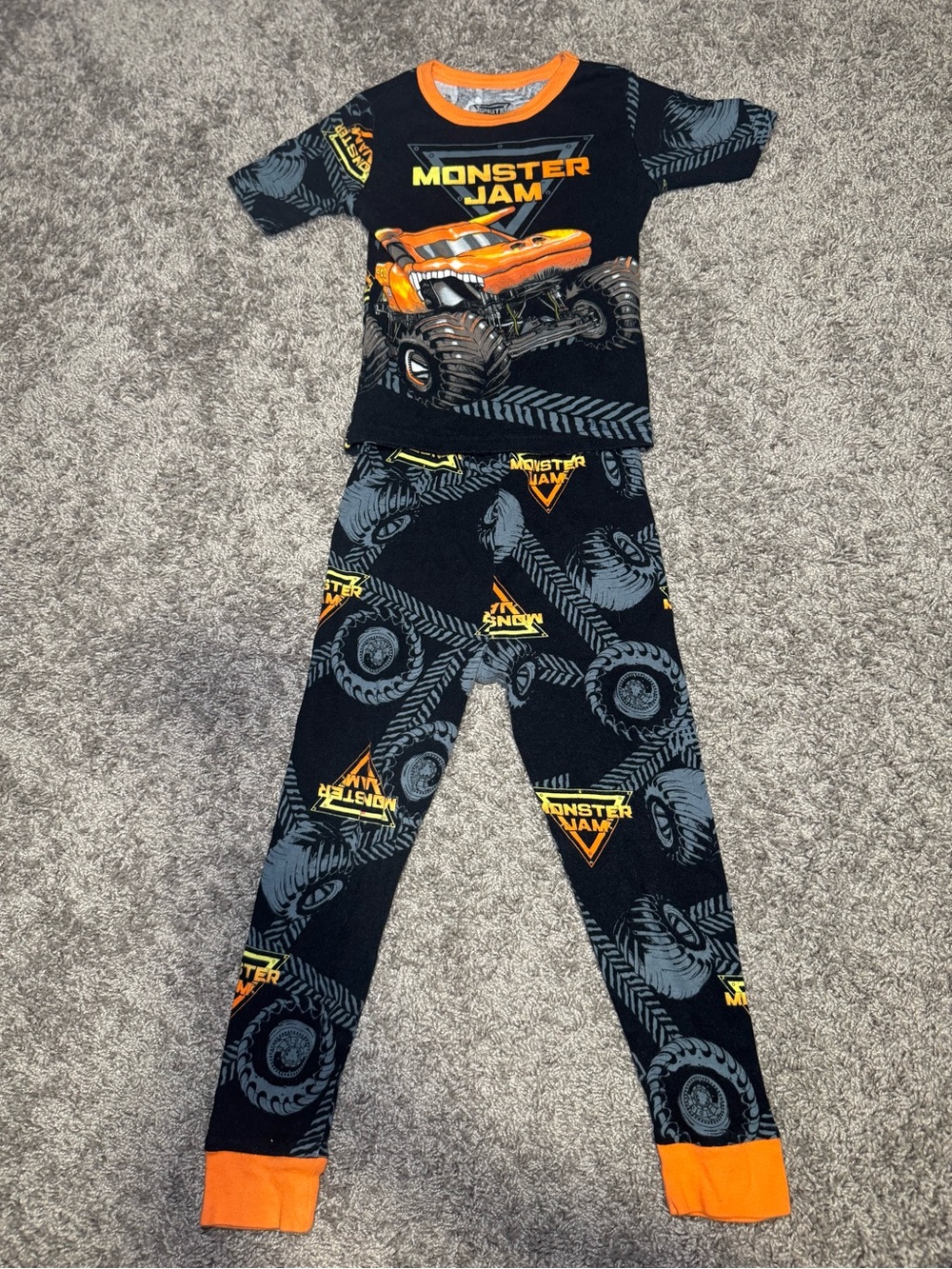 Kids Monster Jam “El Toro” Pj set.